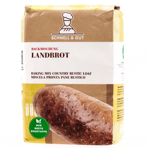 Schnell Gut Backmischung Fur Landbrot Vorarlberger Mehl