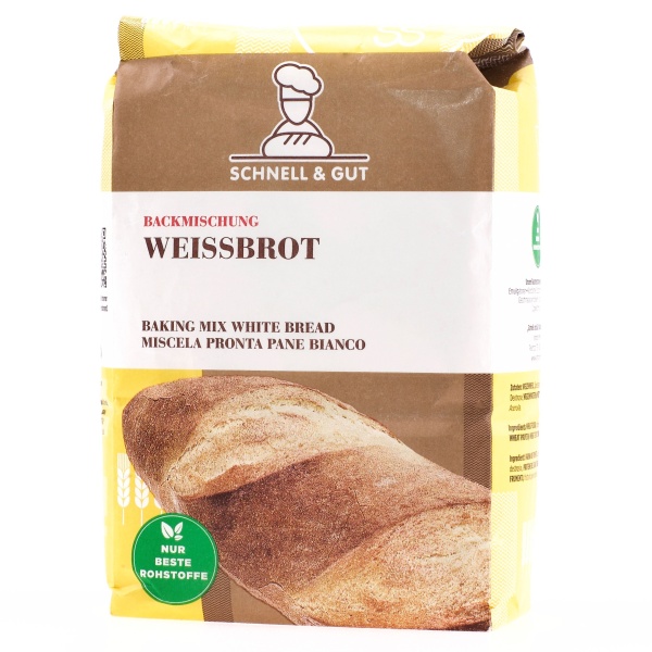 Schnell Gut Backmischung Fur Weissbrot Vorarlberger Mehl