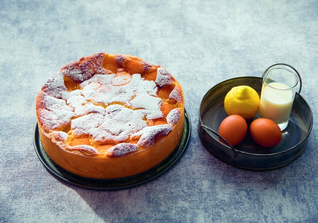 Topfenkuchen mit Marillen | Vorarlberger Mehl